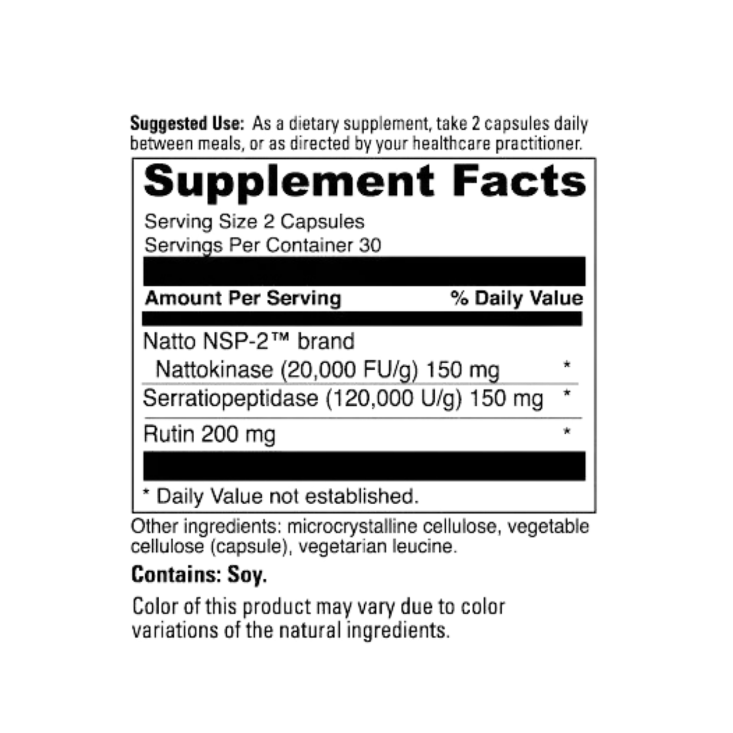 Nattokinase Plus | Muscle Pain, Circulation and Immune Support