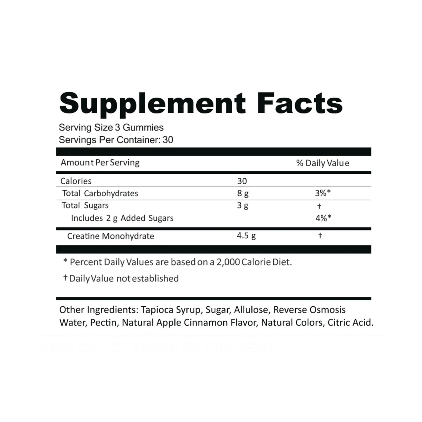 Core - Create Creatine Monohydrate Gummies | Fatigue and Energy Boost - Core Create - Long Covid Store