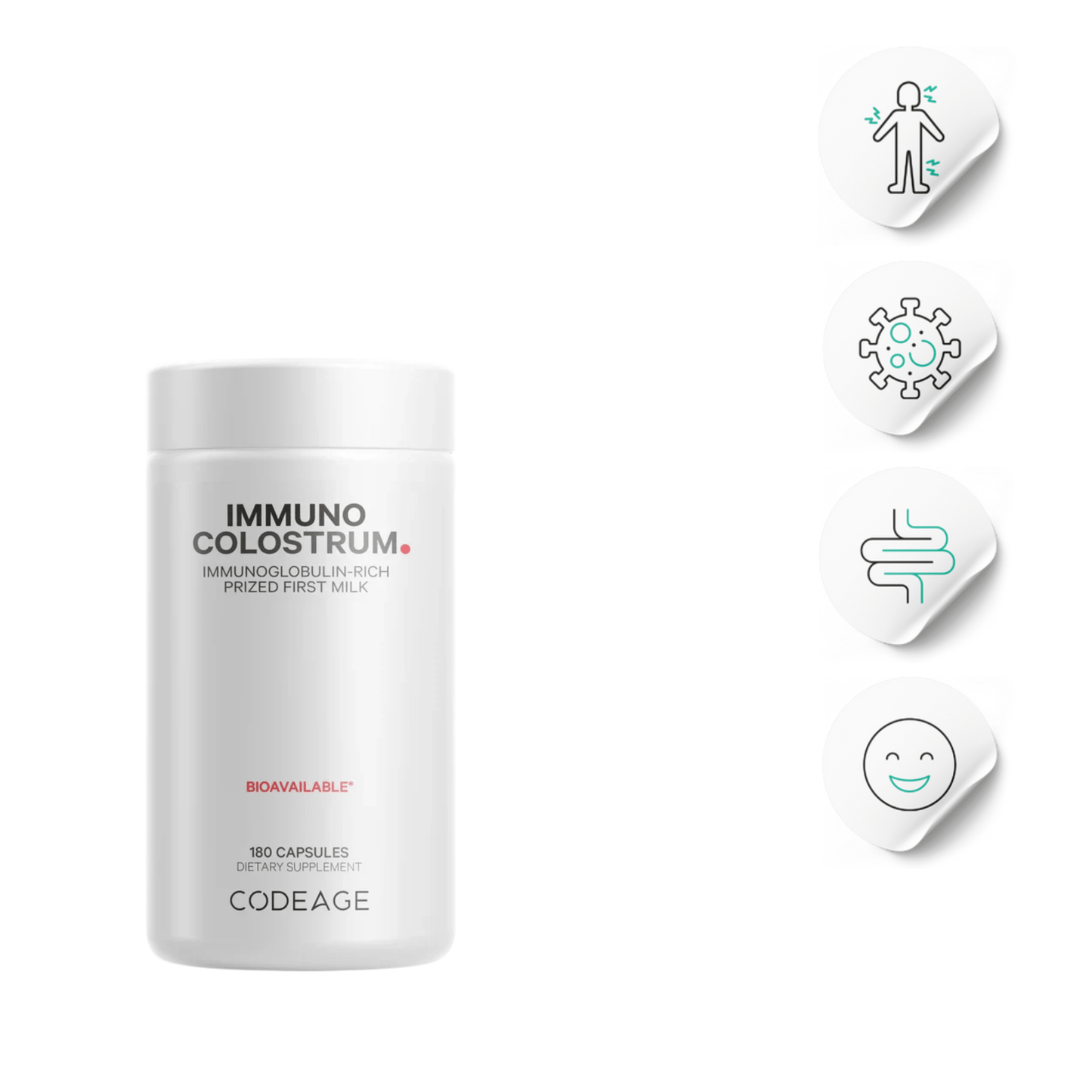 Immuno Colostrum | Gut Health and Immune Support - Codeage - Long Covid Store