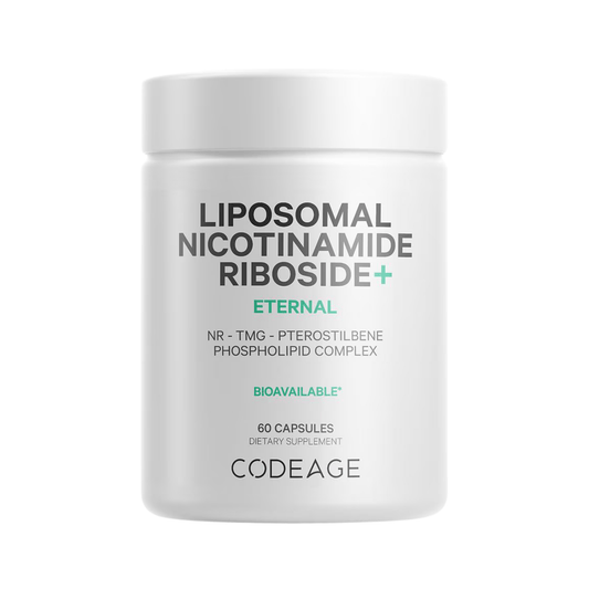 Codeage Liposomal Nicotinamide Riboside+ bottle — 60 capsules for brain energy and focus