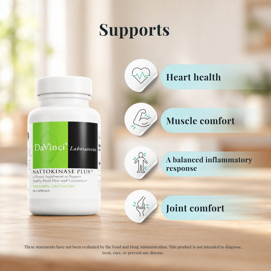 Nattokinase Plus | Circulation & Tissue Support | DaVinci Laboratories - DaVinci Laboratories - Long Covid Store