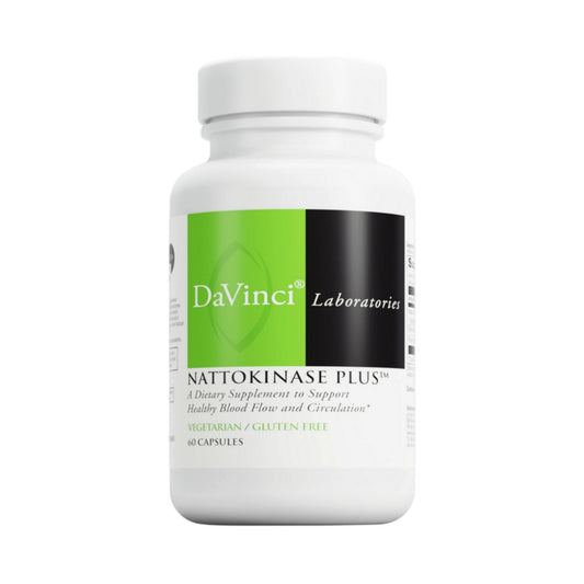 DaVinci Laboratories Nattokinase Plus on a white background