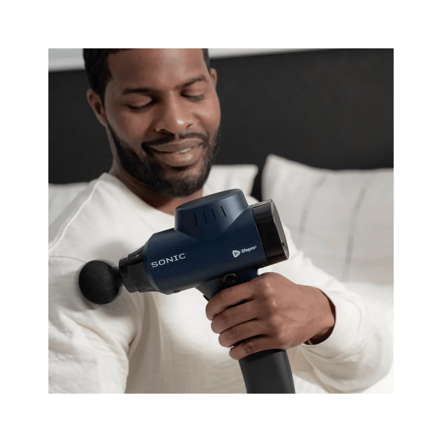 Sonic Handheld Percussion Massage Gun | Pain and Circulation - Lifepro - Long Covid Store