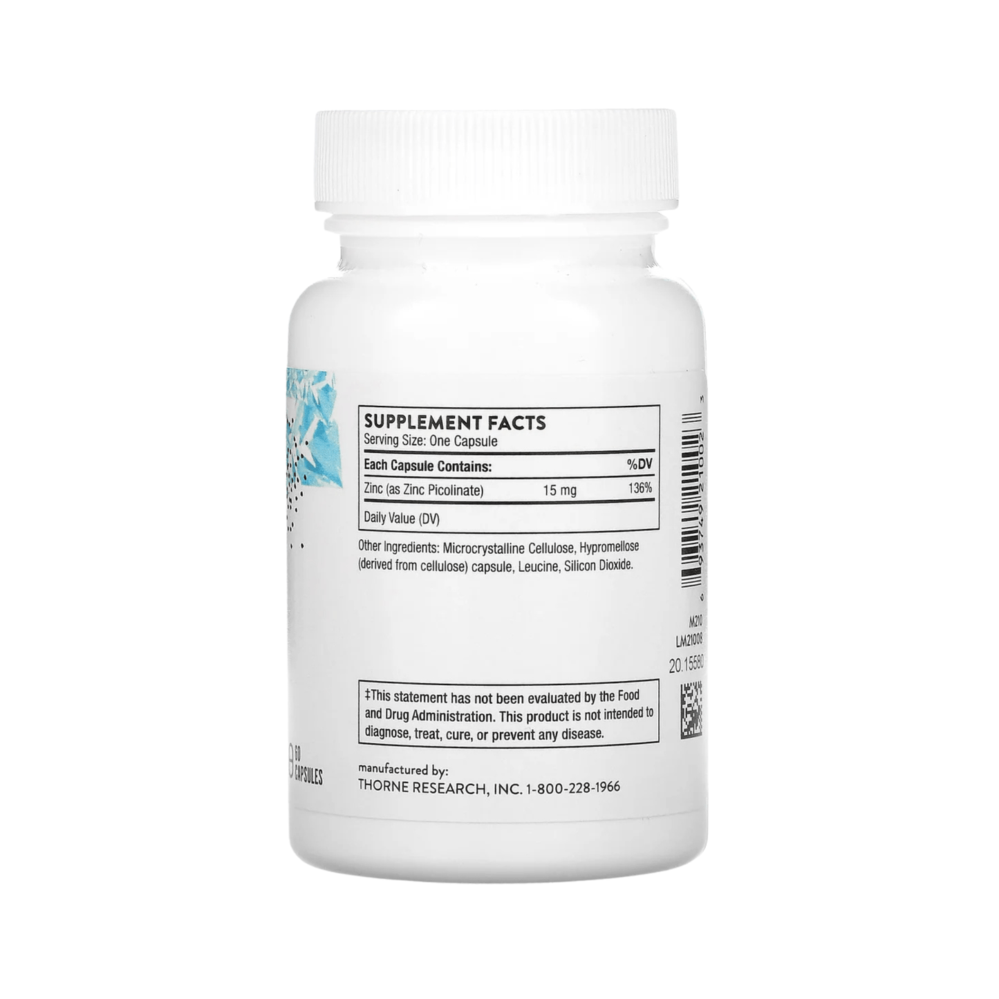 Zinc Picolinate 15mg | Immune Support - Thorne - Long Covid Store