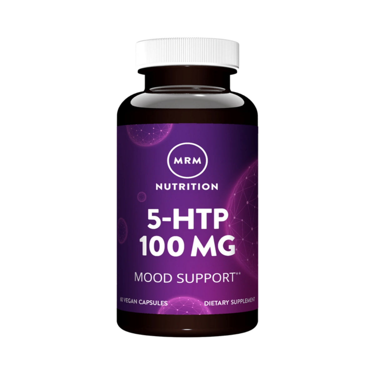 MRM Nutrition 5-HTP 100 mg on a white background