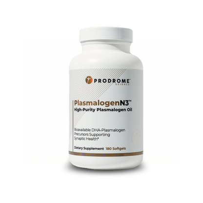 PlasmalogenN3 high-purity plasmalogen oil, 180-softgel bottle, front
