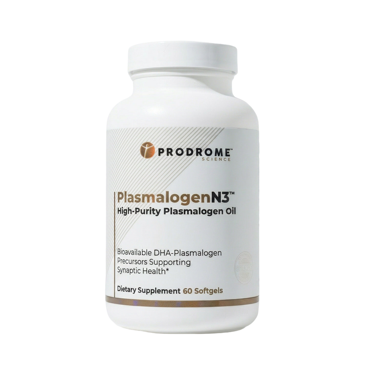 PlasmalogenN3 high-purity plasmalogen oil, 60-softgel bottle, front