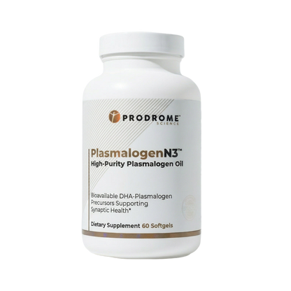 PlasmalogenN3 high-purity plasmalogen oil, 60-softgel bottle, front