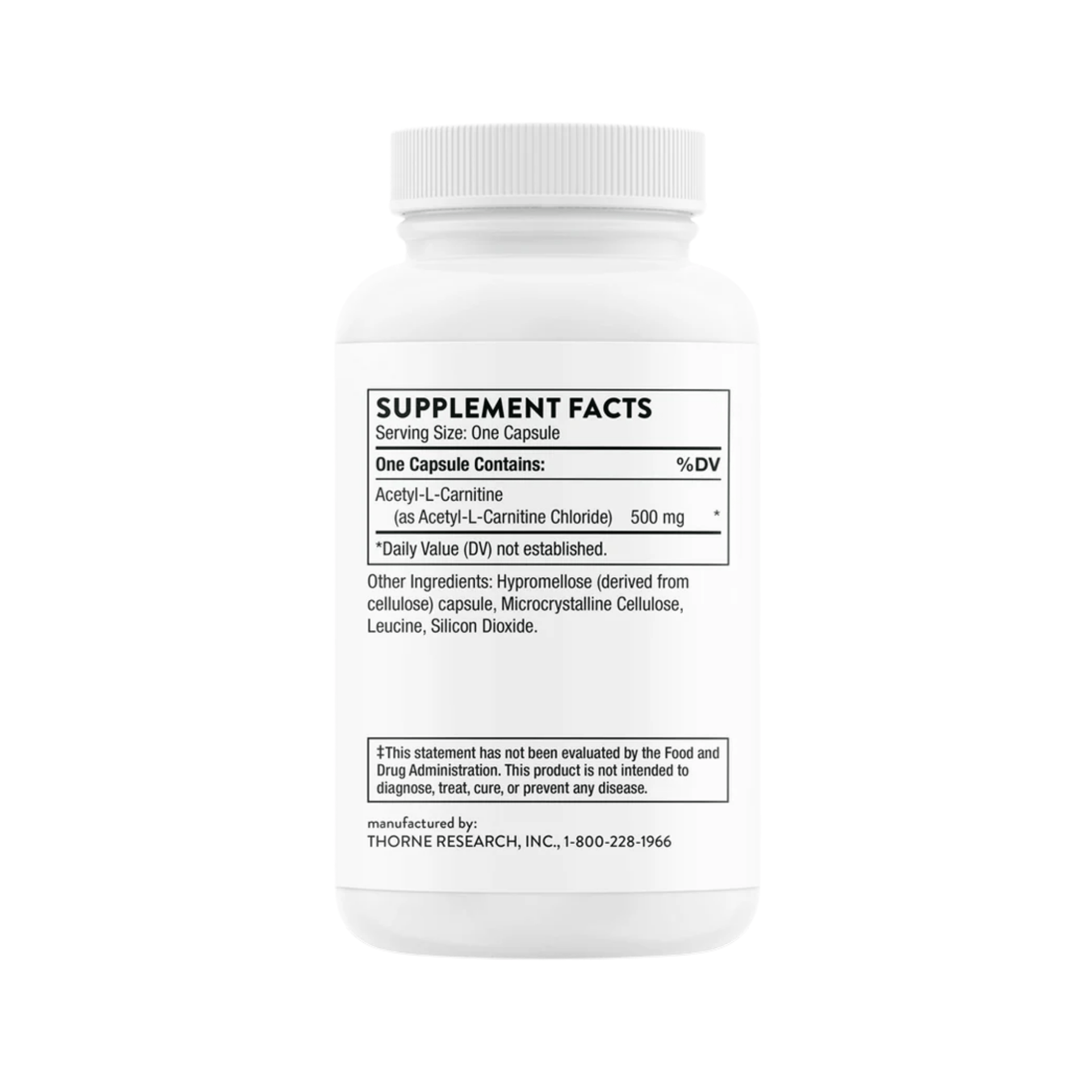 Acetyl-L-Carnitine | Energy & Focus | Thorne Long Covid Store Acetyl-L-Carnitine | Energy & Focus | Thorne Long Covid Store