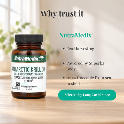 Antarctic Krill Oil | Omega-3 & Joint Support | Nutramedix - Nutramedix - Long Covid Store
