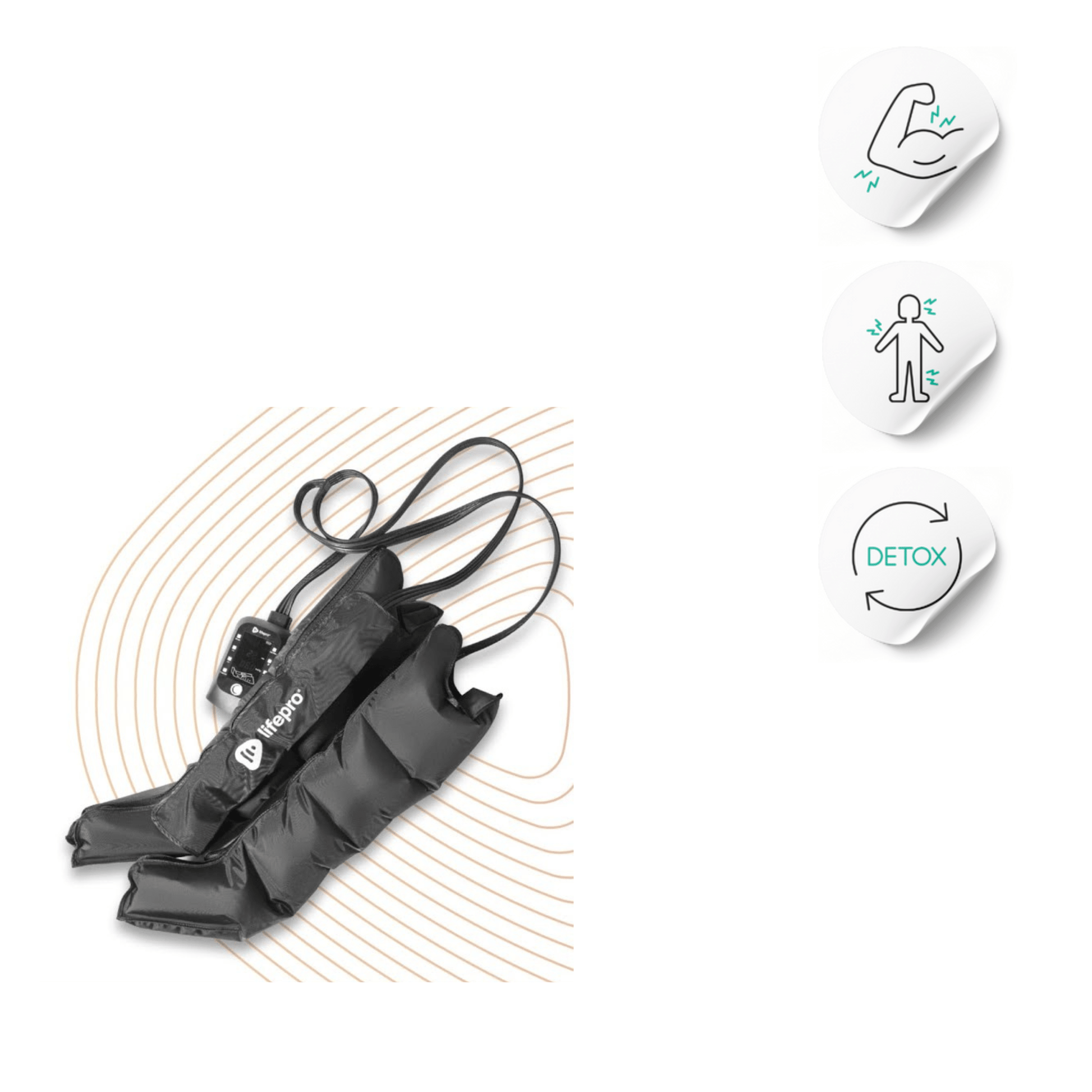 Axis Pro Air Compression Massager | Circulation and Muscle Relaxation - Lifepro - Long Covid Store
