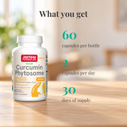 Curcumin Phytosome 500 mg | Joint & Mobility Support | Jarrow Formulas - Jarrow Formulas - Long Covid Store