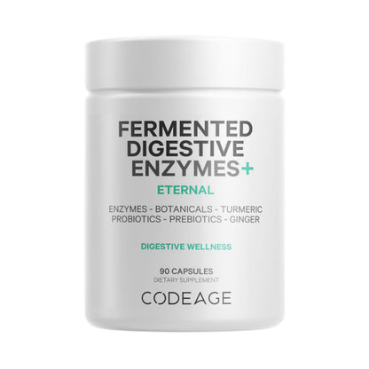 Codeage Fermented Digestive Enzymes on a white background