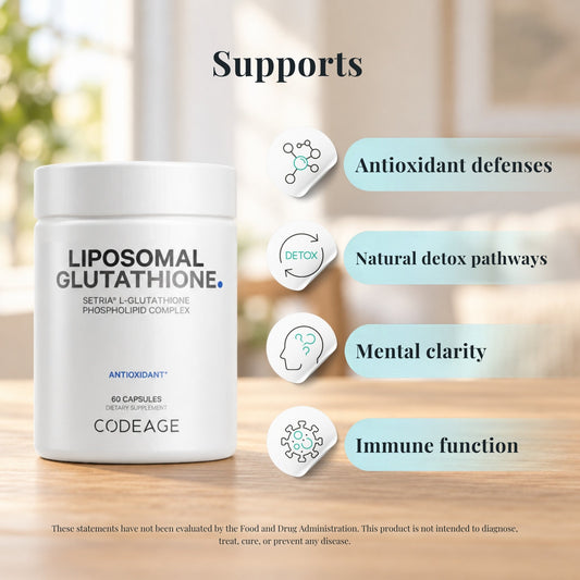 Liposomal Glutathione | Antioxidant & Detox Support | Codeage - Codeage - Long Covid Store