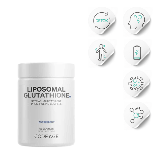 Liposomal Glutathione | Brain Fog and Detox - Codeage - Long Covid Store