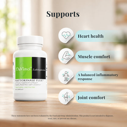 Nattokinase Plus | Circulation & Tissue Support | DaVinci Laboratories - DaVinci Laboratories - Long Covid Store