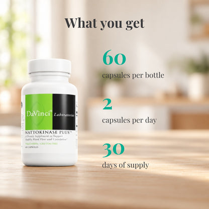 Nattokinase Plus | Circulation & Tissue Support | DaVinci Laboratories - DaVinci Laboratories - Long Covid Store