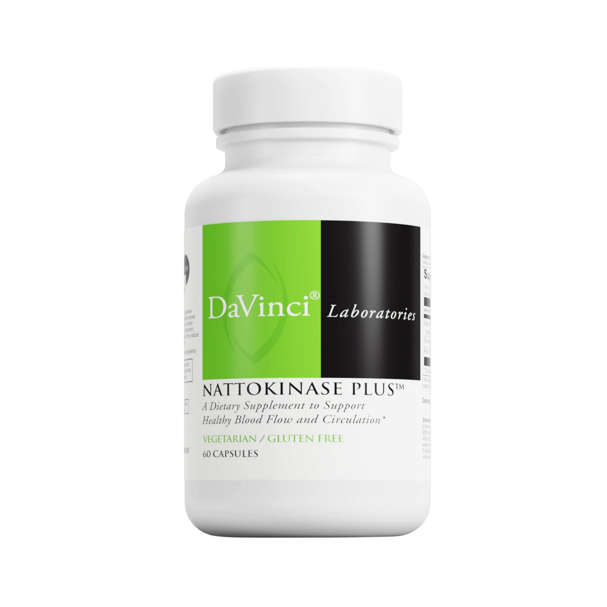 Nattokinase Plus | Muscle Pain, Circulation and Immune Support - DaVinci Laboratories - Long Covid Store