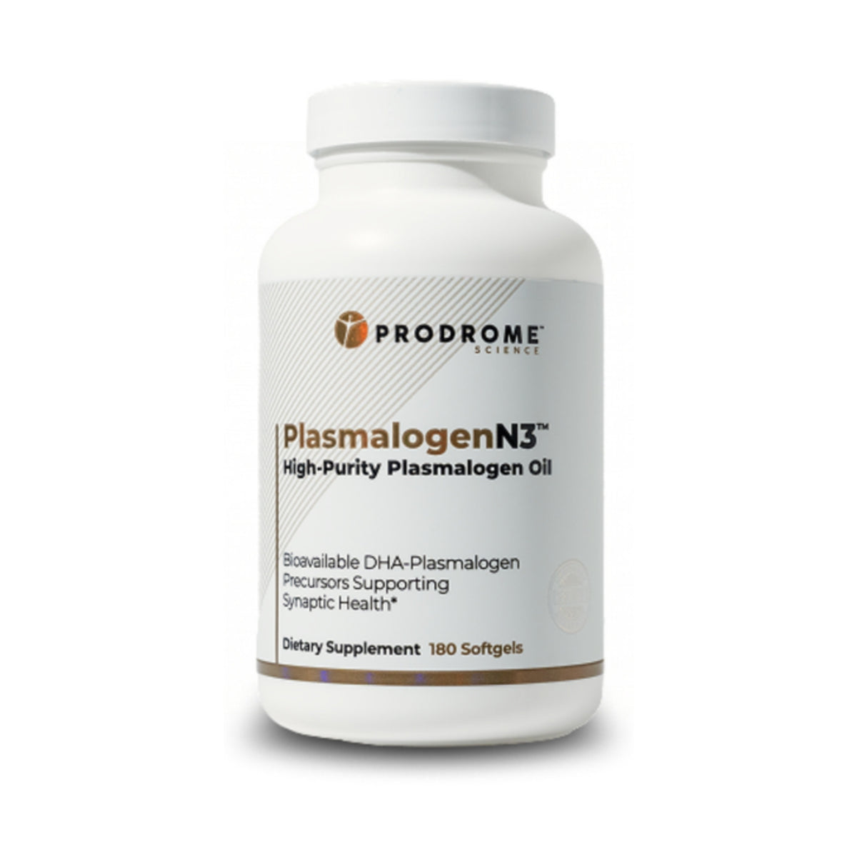 Prodrome Sciences PlasmalogenN3 Softgels on a white background