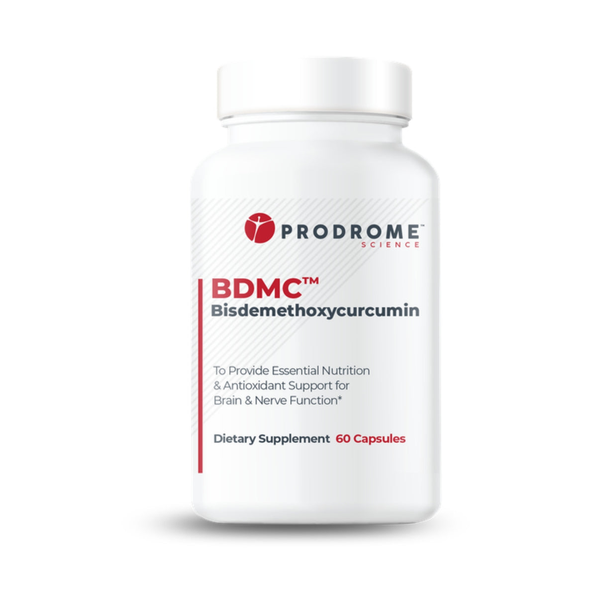 ProdromeBDMC Curcumin 60 Capsules by Prodrome Sciences on a white background