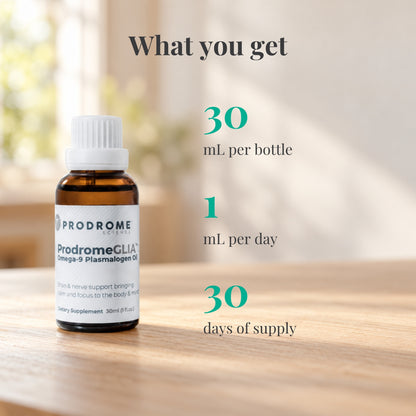 ProdromeGlia Oil 30 mL by Prodrome Sciences: 30 mL per bottle, 1 mL per day, 30 days of supply