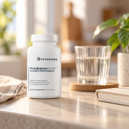 ProdromeGlia Softgels 180 Count by Prodrome Sciences on a table at home