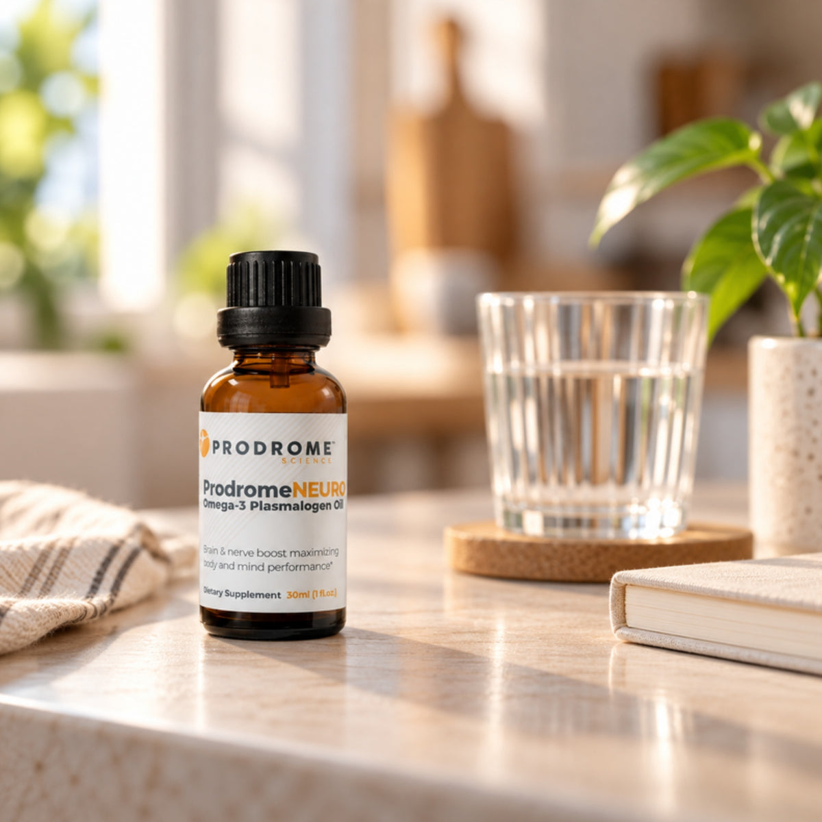 ProdromeNeuro Oil 30 mL by Prodrome Sciences on a table at home