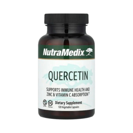 NutraMedix Quercetin 500 mg on a white background