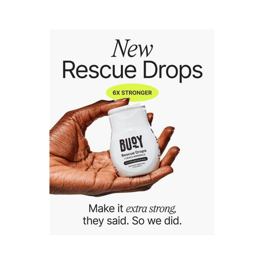 Rescue Drops + Trace Minerals | Headache, Fatigue, Hydration - Buoy - Long Covid Store