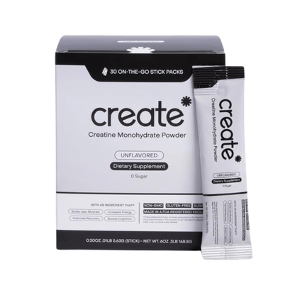 Single Serve Creatine Powder | Fatigue and Energy Boost - Core Create - Long Covid Store