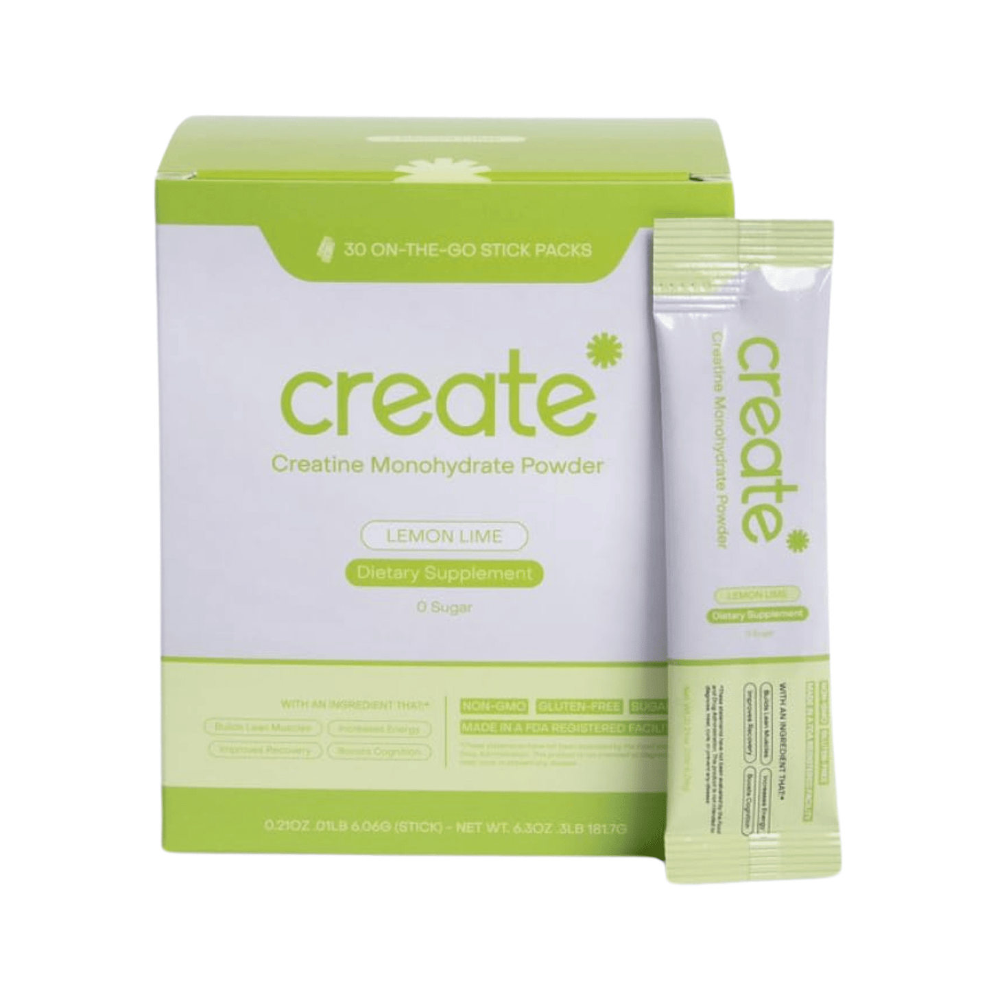Single Serve Creatine Powder | Fatigue and Energy Boost - Core Create - Long Covid Store