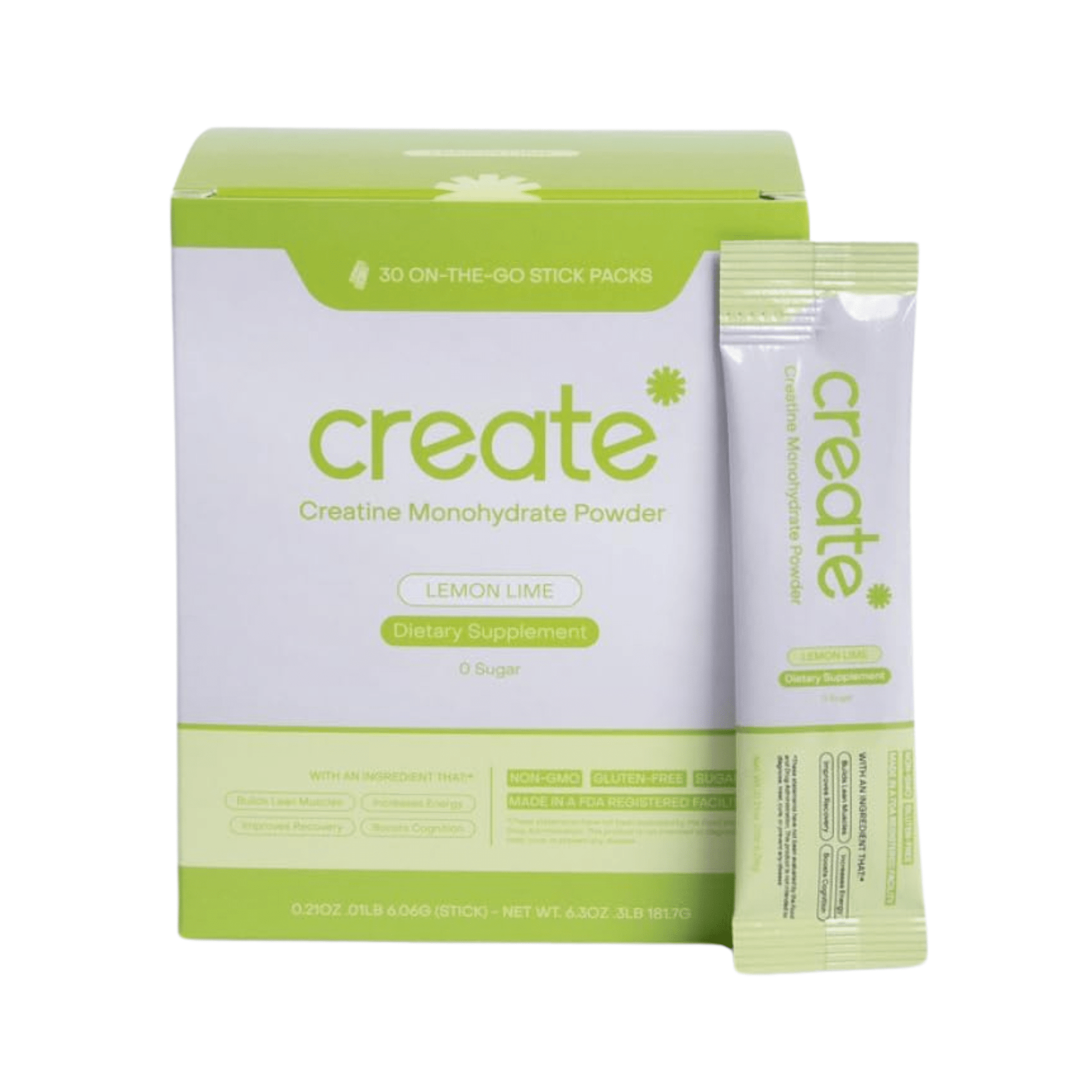Single Serve Creatine Powder | Fatigue and Energy Boost - Core Create - Long Covid Store