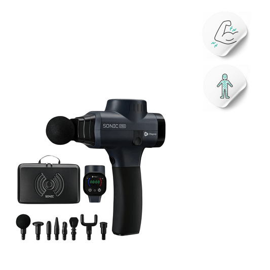 Sonic Handheld Percussion Massage Gun | Pain and Circulation - Lifepro - Long Covid Store