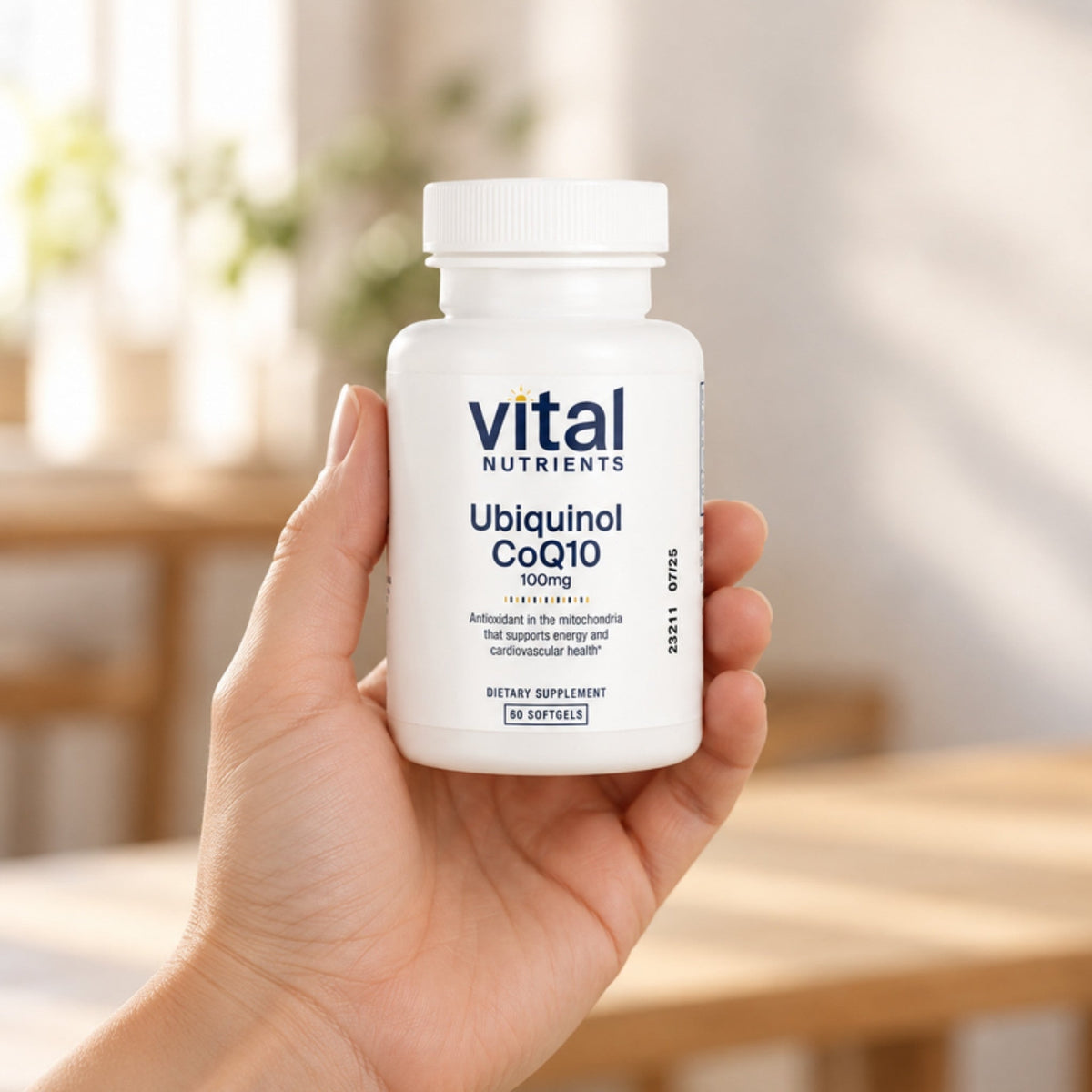 Ubiquinol CoQ10 100 mg | Cellular Energy Support | Vital Nutrients - Vital Nutrients - Long Covid Store