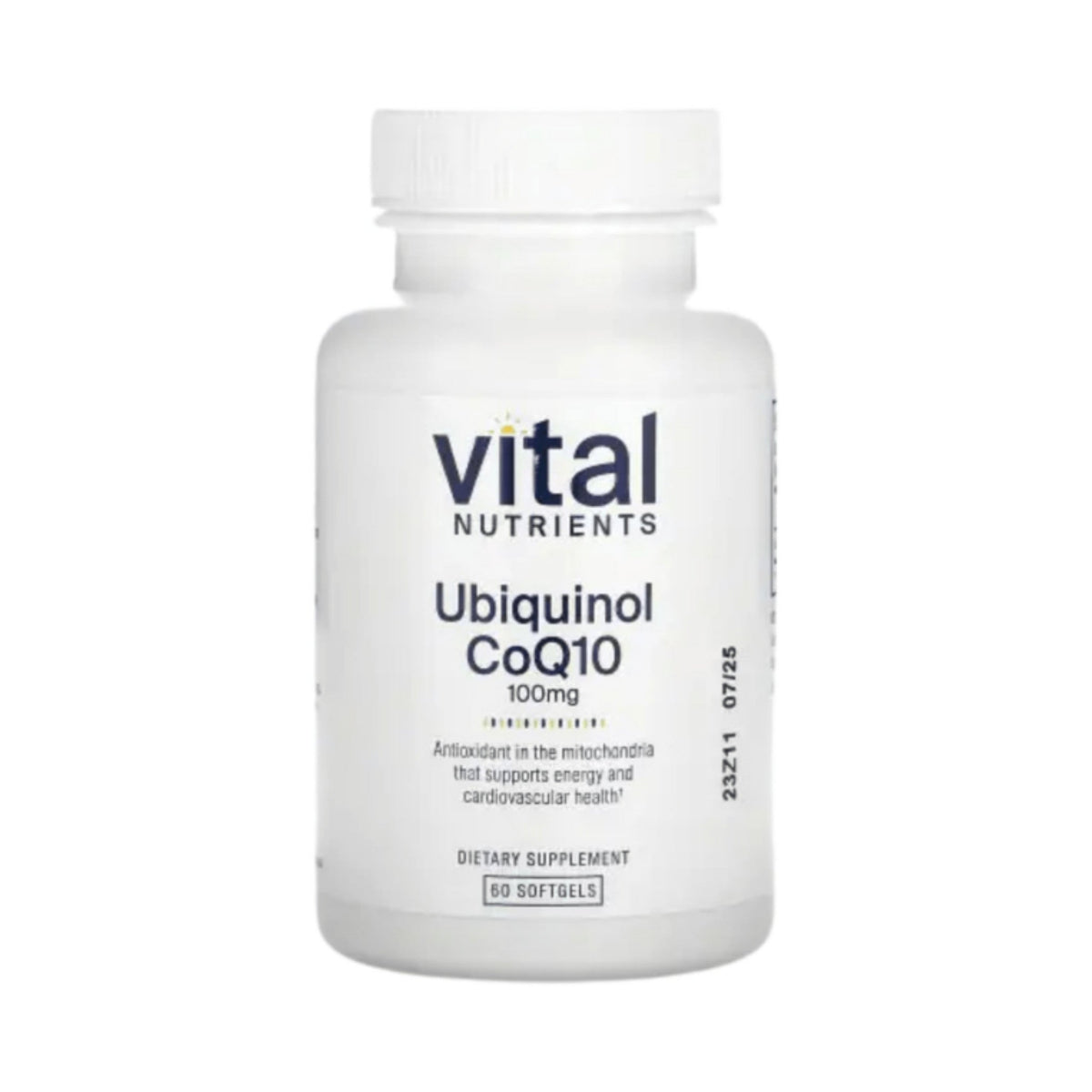 Ubiquinol CoQ10 100 mg | Cellular Energy Support | Vital Nutrients - Vital Nutrients - Long Covid Store