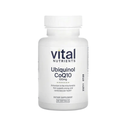 Ubiquinol CoQ10 | Fatigue and Energy Boost - Vital Nutrients - Long Covid Store