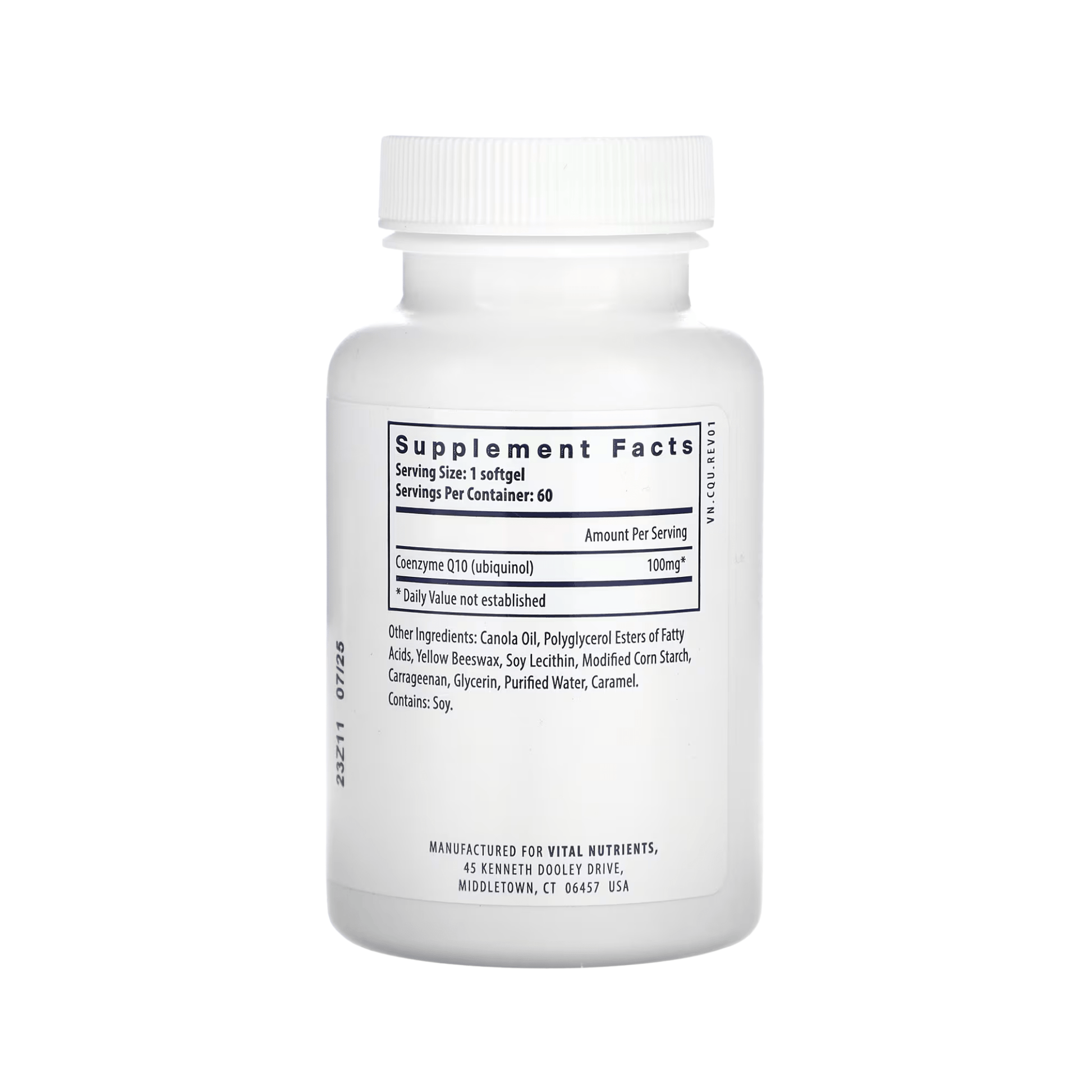 Ubiquinol CoQ10 | Fatigue and Energy Boost - Vital Nutrients - Long Covid Store