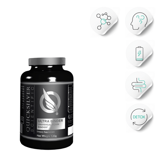 Ultra Binder, Universal Toxin Binder | Brain Fog, Inflammation and Gut Health - Quicksilver Scientific - Long Covid Store