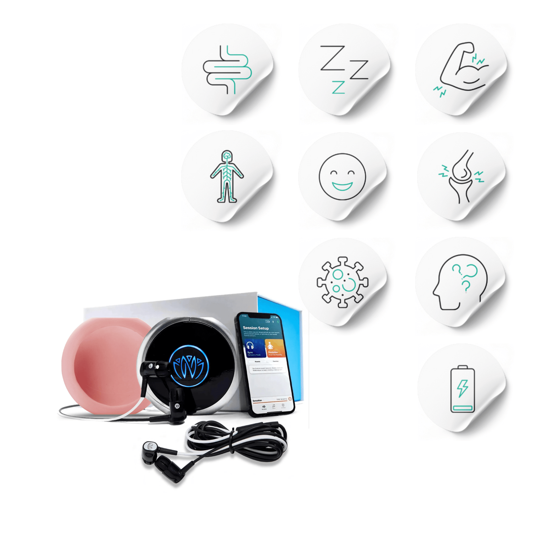 Xen Vagus Nerve Stimulator | Mood, Pain and Nervous System Regulation - Xen - Long Covid Store