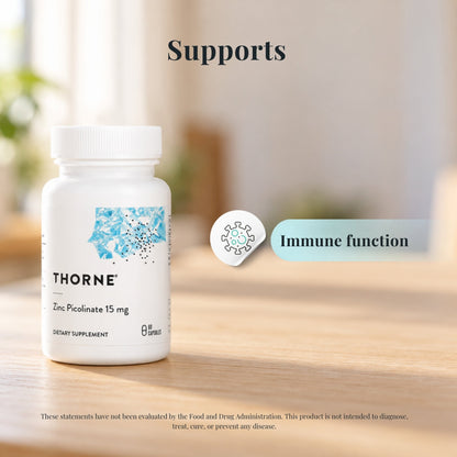 Zinc Picolinate 15mg | Immune Support - Thorne - Long Covid Store